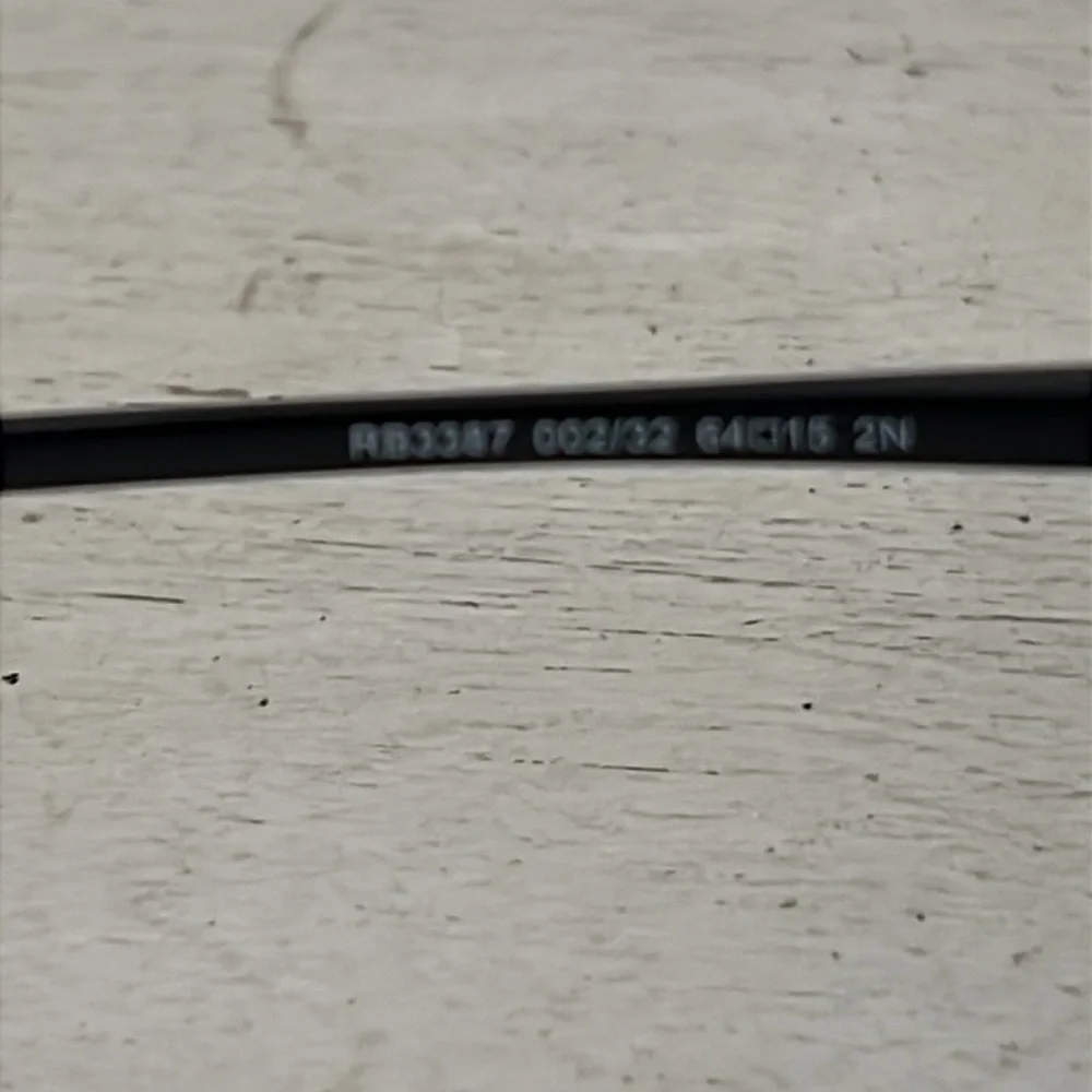 Men's Ray Ban RB3357 Black Aviator Sunglass frames 64-15